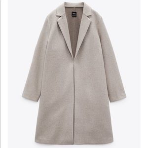 Zara lapel coat | size M | like new